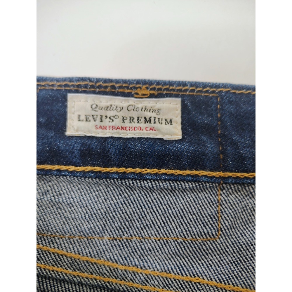 LEVI'S 502 Taper Premium Big E Jeans Blue Denim Men's 34X32 - Picture 5 of 11